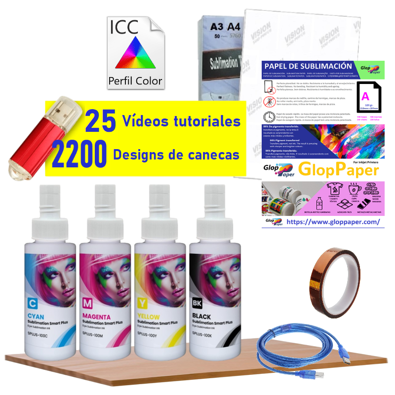 Kit pour transformer une EcoTank en imprimante à sublimation
